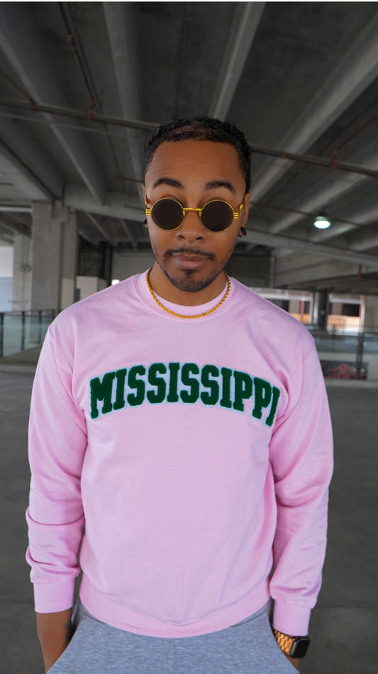 Pinky Mississippi Sweat Shirt